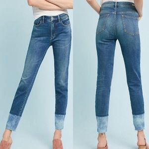 ANTHRO PILCRO High Rise Skinny Colorblock Jeans 29